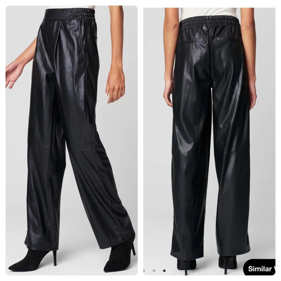 Blank NYC NWT Faux Leather Night Crawling Pants - Picture 1 of 12